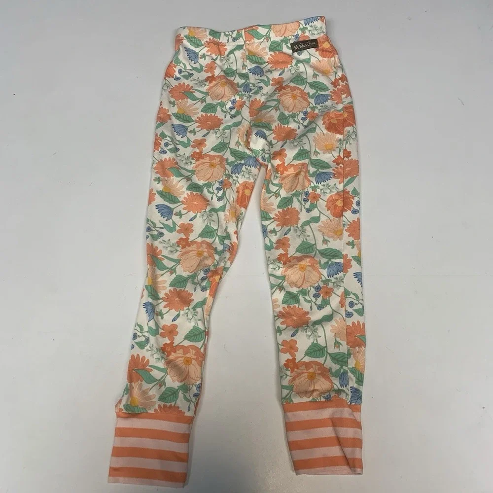 Matilda Jane Pajamas Girls 6 PJ Set Shirt Pants Floral‎ Polka Dots Lounge Soft